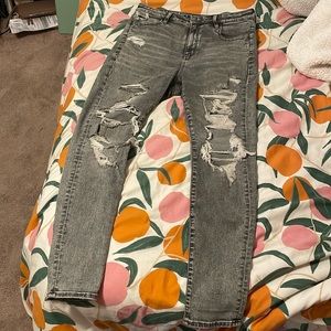 American Eagle Ne(X)t Level Stretch Distressed Skinny Jeans